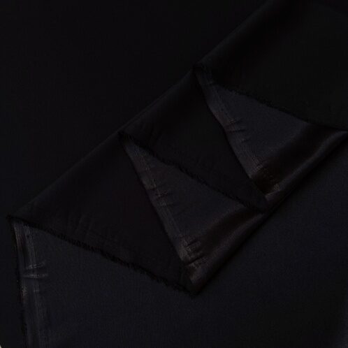 Атлас стрейч блестящий Однотонный OT P0017-PD-75D-03/150 95gr B атлас стрейч Черный 150 см
