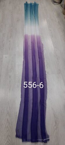 Двухцветная вуаль радуга 556 №36 красный-малиновый 280 см (отрез)